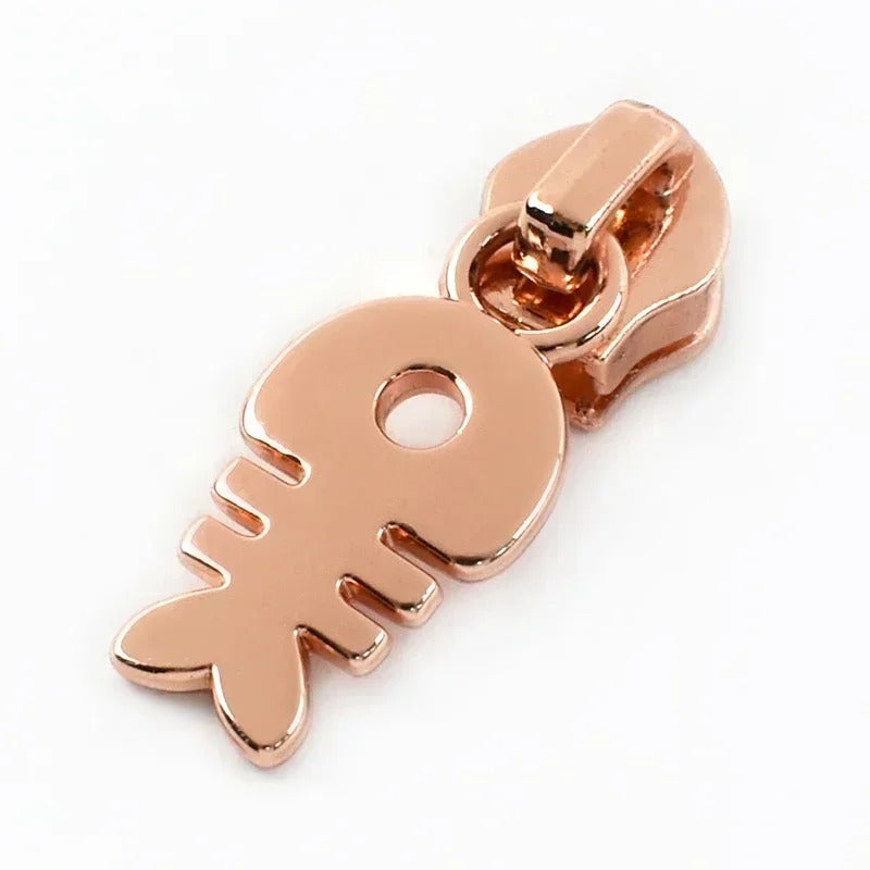 Meetee 100Pcs 5# Nylon Zipper Sliders for Bags Garment Decor Zippers Puller Tents Home Textiles Zip Repair Sewing Accessories