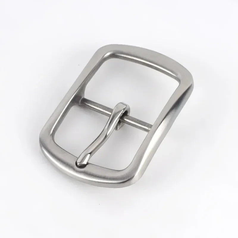 5Pcs 40mm Stainless Steel Belt Buckle for Men Women Leather Belts Metal Pin Buckles Jeans Waistband Garment DIY Sewing Accessories
