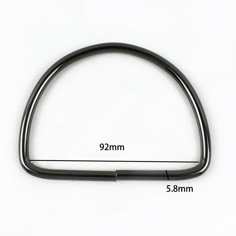 3/100Pcs Meetee D Ring Shape Buckle Metal Handles Handbag Luggage Purse Replacement Handle DIY Hardware Bag Belt Accessories