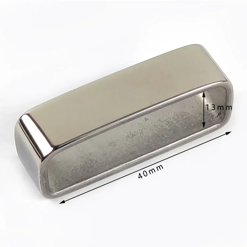 2/70Pcs Meetee 35-40mm Metal Pure Copper Belts Loops Hook Solid Brass O D Ring Belt Buckle for Men's Clothing Craft Hardware Accessories