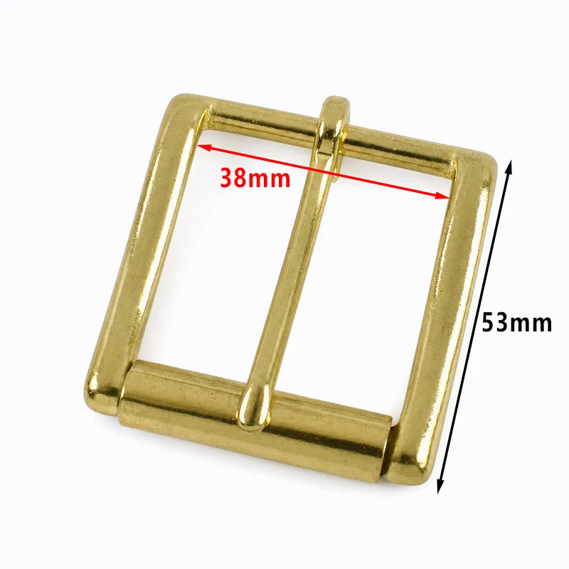 3/100Pcs 13-38mm Stainless Steel Brass Belt Roller Buckle Single Pin Heel Bar Buckles Leather Craft Bag Strap Webbing Hardware