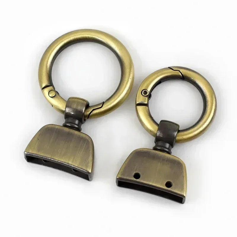 5/150Pcs 20/25mm Metal Ring Buckles Spring Clip Clasp Keychain Decorative Connection Hook Buckle DIY Handbag Hardware Accessories