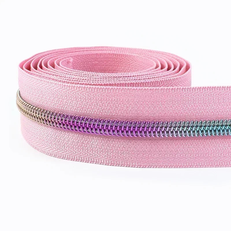 8/300M Sewing Zippers Tapes By The Meter Bag Shoes Nylon Coil Zipper Decorative Roll Bulk Zips Repair Kit DIY Accessories