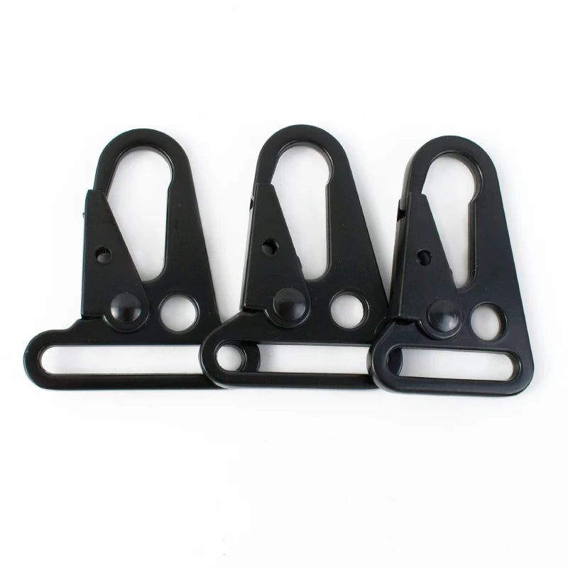 8/300Pcs Metal Strap Buckles Trigger Snap Hook 20-38mm Keychain Webbing Chain Clasp Dog Collar Clips Carabiner Leather Hardware
