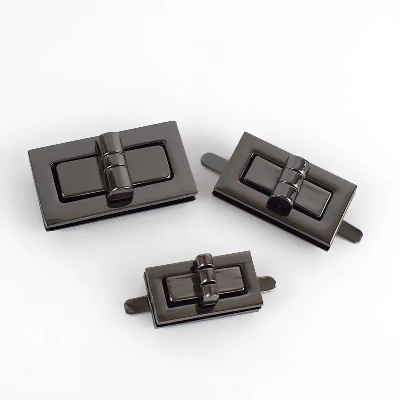 5/160Sets Metal Twist Turn Lock Snap Clasps Purse for Bag Part Accessories DIY Handmade Closure Hasp Hardware Buckle with Screw