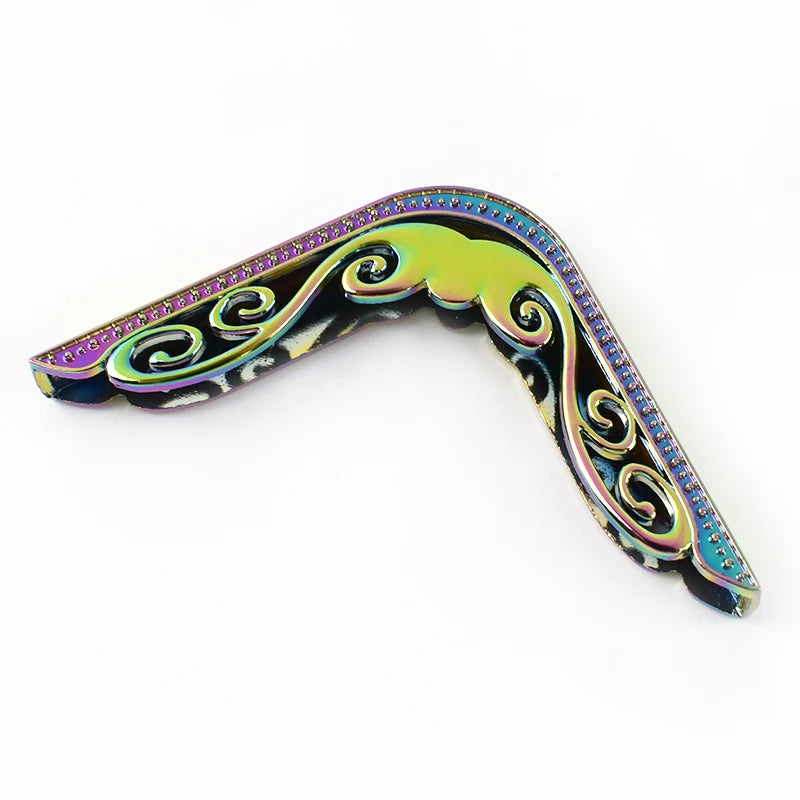 8/300Pcs Flower Hollow Metal Corner Decorative Buckle Purse Edge Protectors Clip Buckles Book Cover Corners Clasp DIY Hardware