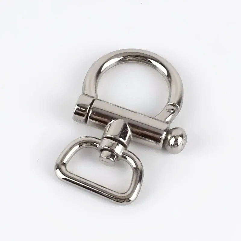 3/110pcs 20/25mm Metal Buckle Bag Strap Connector Swivel Clasp Webbing Keychain Handbag Belt Hanger Hook DIY Hardware Accessories