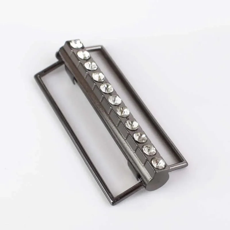 3/100Pcs Meetee 50mm Metal Alloy Belt Buckle Decor Buckles for Women's Coat Down Jacket DIY Clothing Hasp Bags Buttons Accessories