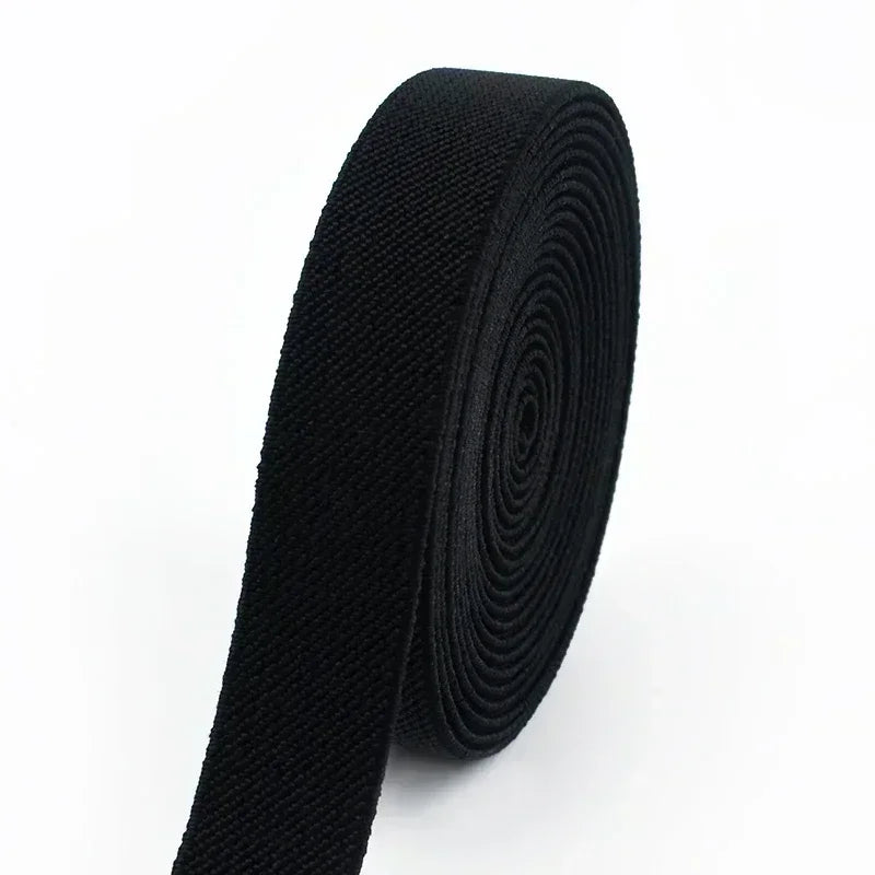 5/150Meters 10-50mm Elastic Bands for Trousers Waist Rubber Band Stretch Webbing Tapes Belt DIY Underwear Clothes Sewing Accessory