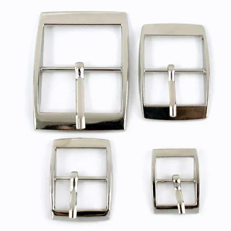 30/1000Pcs Metal Buckles 15-30mm Single Pin Belt Buckle for Webbing Strap Leather Craft Adjuster Clasp Bags Hardware Accessories