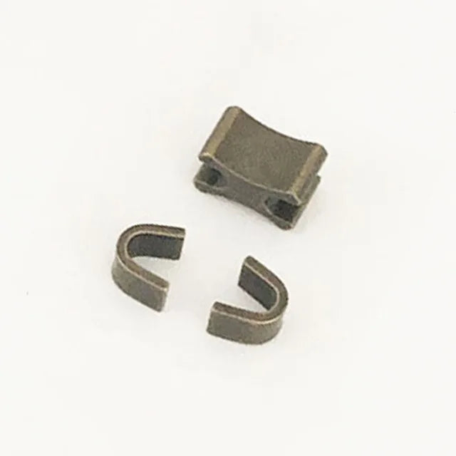 30/1000Sets Meetee U Zipper Stopper Non-slip For 3# 5# 8# Metal Zippers Repair Kit Replacement DIY Sewing Accessories Tailor Tools