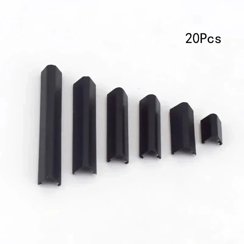 30/800Pcs 10-60mm Metal Tail Clip Buckles for Strap Suspenders Belt Tails End Lock Wallet Leather Cord Stopper DIY Accessories
