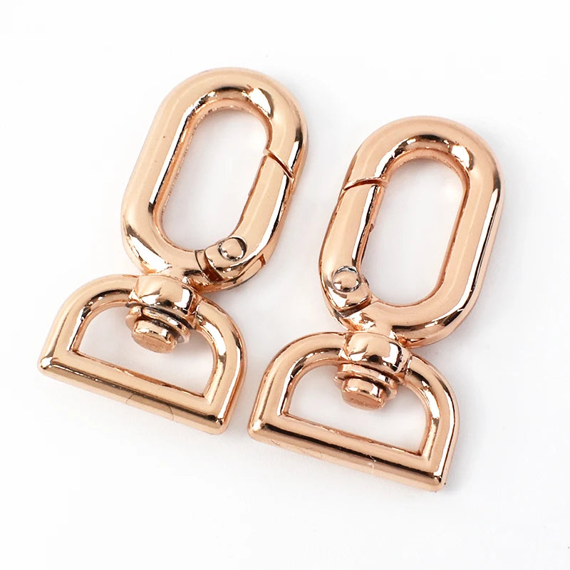 10/360Pcs Metal Buckles O Ring Swivel Lobster Clasp for Bag Strap Handbag Carbiner Clip Snap Hooks DIY Hardware Accessories