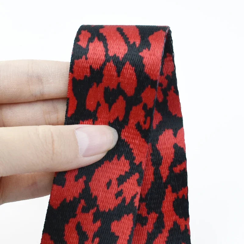 3/100M 38mm 3mm Thickened Jacquard Webbing Tape Strap For Bag Polyester Webbings Ribbon DIY Backpack Clothes Decorative Belt
