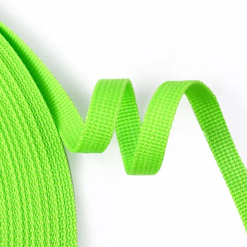 25/500Meters 3/8''inch(10mm) Polypropylene Webbing Weave Braided Belt Ribbon for Bags Dog Collar Belts Garment Sewing Accessory