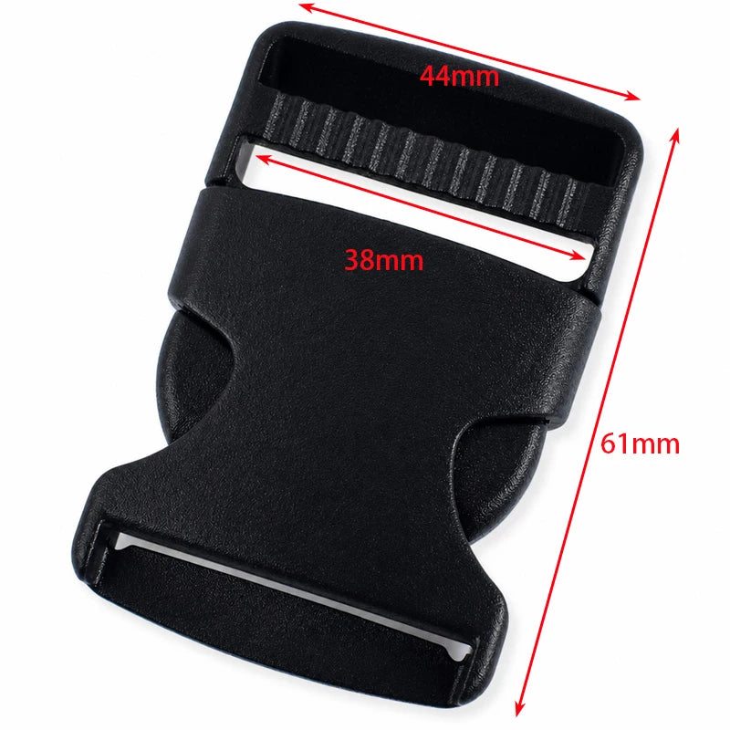 30/1000Pcs 10-38mm Black Plastic Buckles Bag Strap Side Release Buckle Dog Leash Adjust Belt Snap Button Webbing Clip Hook Fitting