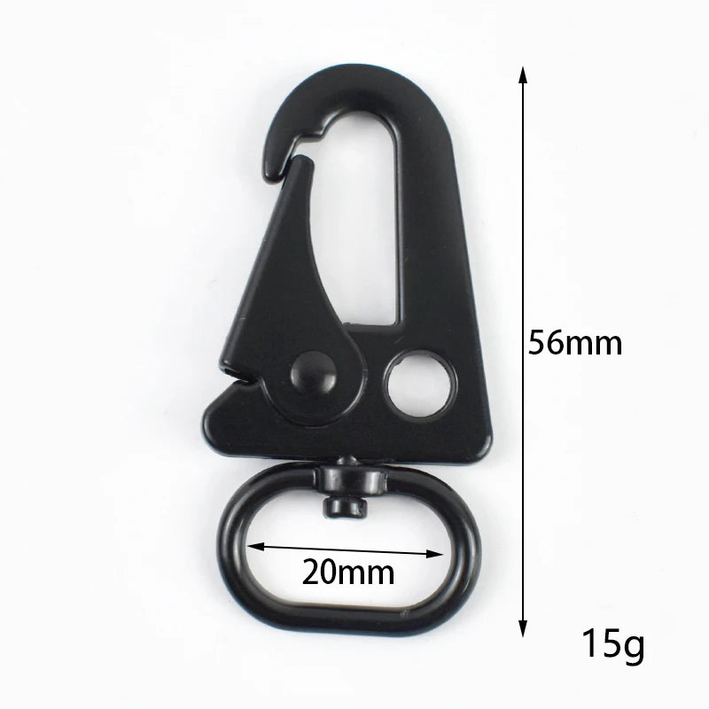25/800Pcs Metal Buckle Carabiner Clip Webbing Backpack Strap Trigger Snap Hook Belt Outdoor Keychain Hanging Climbing Tool