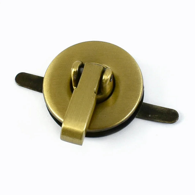 5/130Pcs Round Metal Turn Locks Snap for Handbag Women Bag Twist Lock Clasps Closure DIY Bags Hardware Accessories
