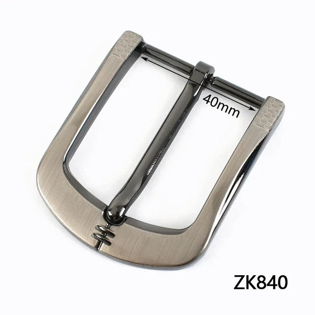 5/130Pcs Men Belt Buckle Metal Single Pin Buckles Jeans Waistband Head Decor for 33-39mm Belts Leather Craft Accessories
