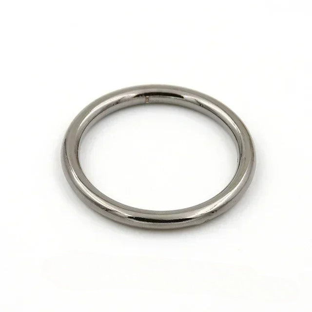30/600Pcs 15-70mm O Rings Metal Buckles for Bag Belt Buckle Strap Circle Hook Side Hanger Ring Clasp DIY Leather Accessories