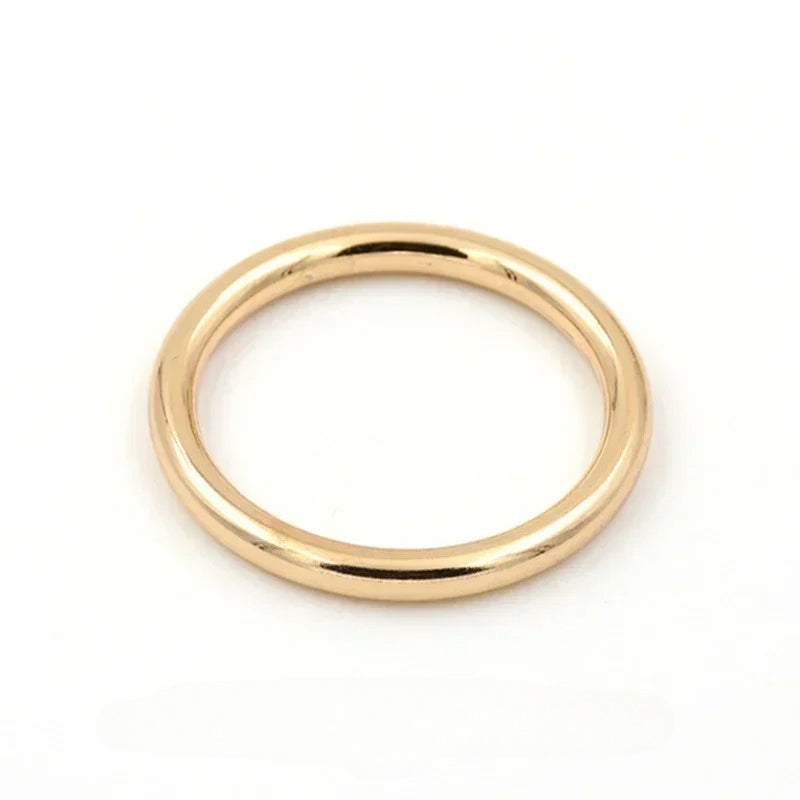 30/600Pcs 15-70mm O Rings Metal Buckles for Bag Belt Buckle Strap Circle Hook Side Hanger Ring Clasp DIY Leather Accessories