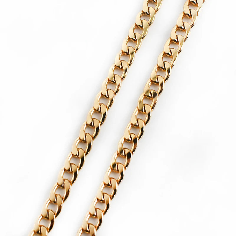 50Meters 8mm Metal Chains Shoulder Bag Straps Women Handbag Purse Adjusted Strap Chain DIY Replacement Handle Accessories
