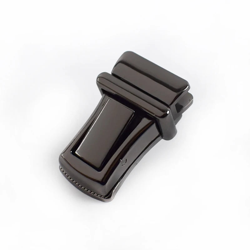 5/150pcs 21x35mm Rectangular Pressed Push Metal Locks Women Handbags Lock Snap Decor Clasps Closure DIY Leather Bag Accessories