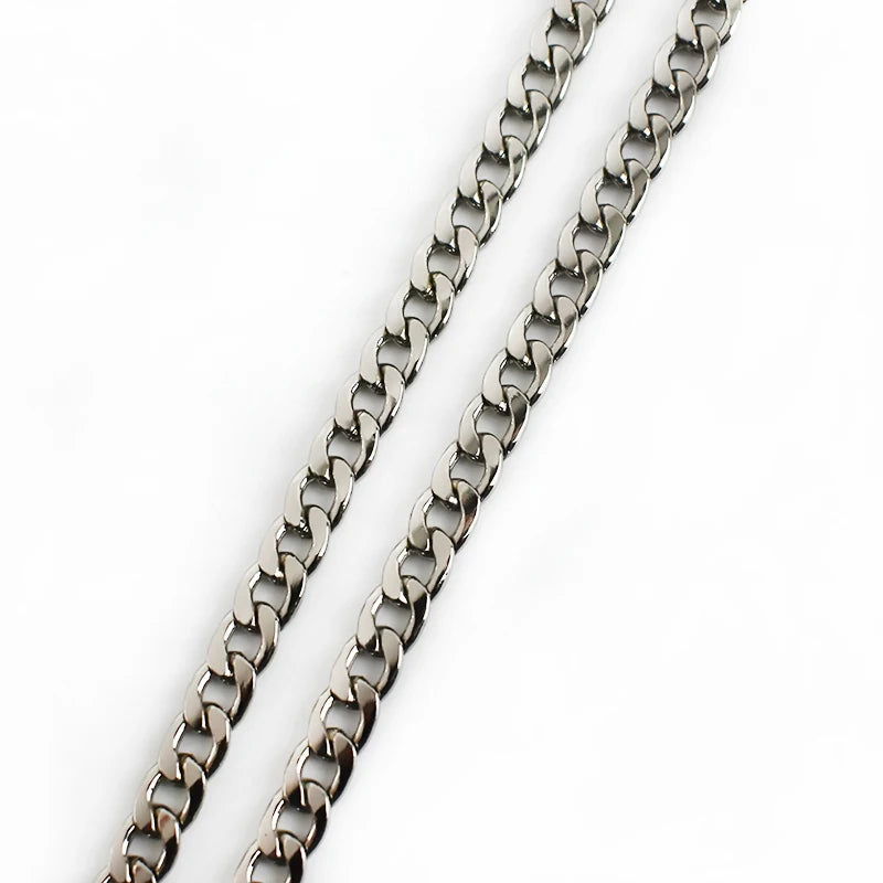 50Meters 8mm Metal Chains Shoulder Bag Straps Women Handbag Purse Adjusted Strap Chain DIY Replacement Handle Accessories