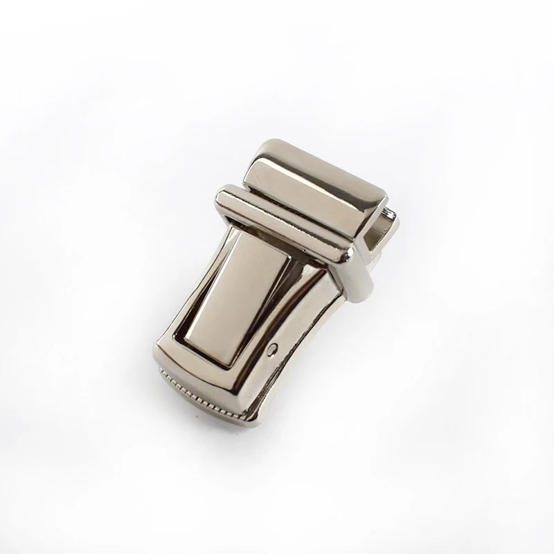 5/150pcs 21x35mm Rectangular Pressed Push Metal Locks Women Handbags Lock Snap Decor Clasps Closure DIY Leather Bag Accessories