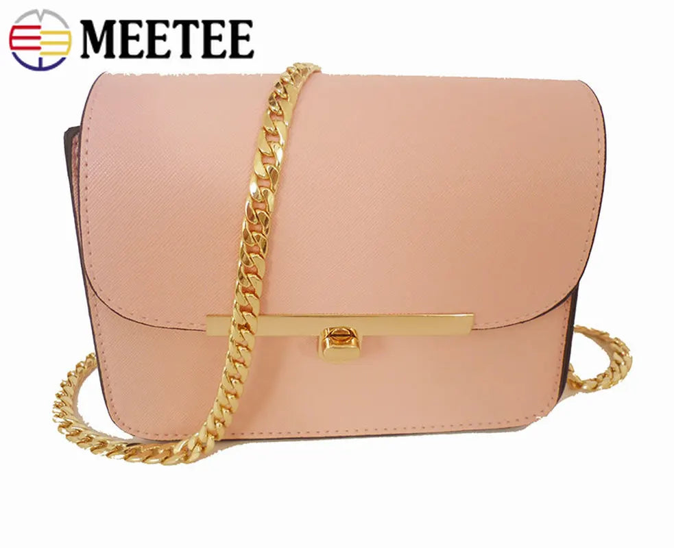 50Meters 8mm Metal Chains Shoulder Bag Straps Women Handbag Purse Adjusted Strap Chain DIY Replacement Handle Accessories