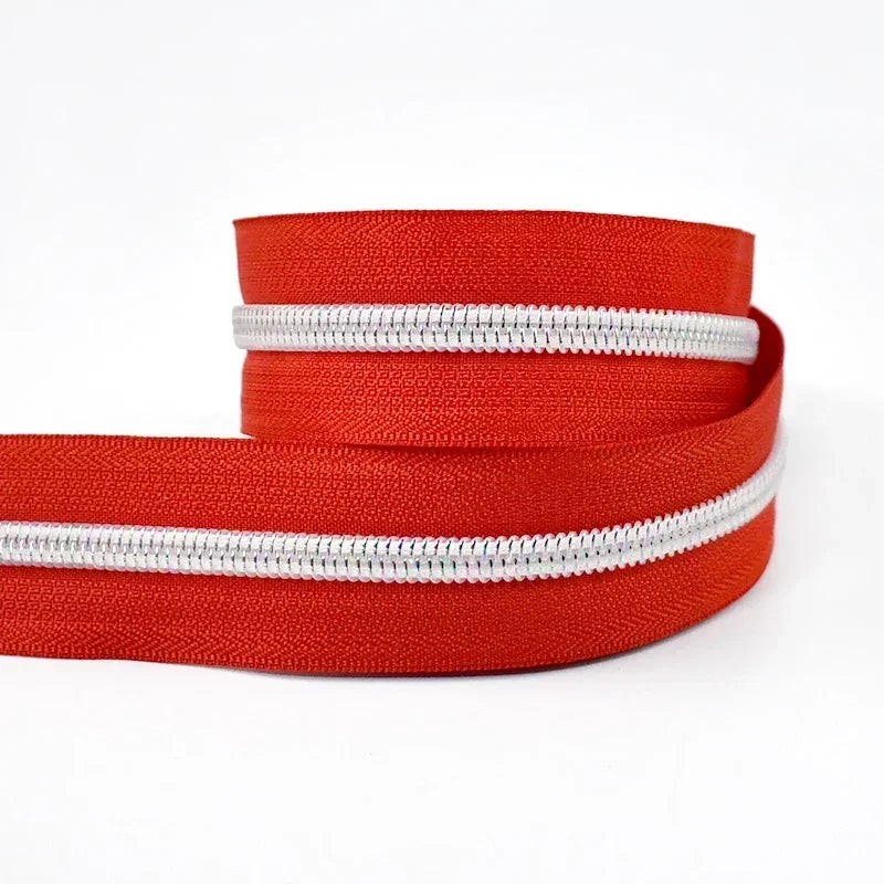 3/120Meters 5# Colorful Nylon Zipper Tapes for Jacket Purse Plastic Coil Zippers Luggage Bag Zip DIY Garment Sewing Accessories