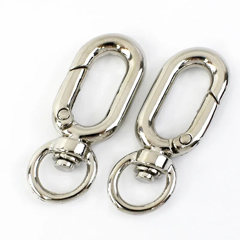 10/360Pcs Metal Buckles O Ring Swivel Lobster Clasp for Bag Strap Handbag Carbiner Clip Snap Hooks DIY Hardware Accessories