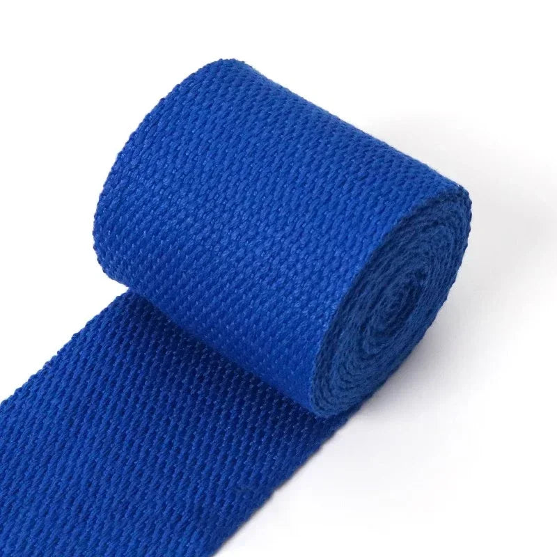 3/100Meters 50mm Thick 2mm Canvas Polyester Cotton Webbing Label Ribbon Bags Backpack Belt Strap Bias Binding Tape DIY Sewing Craft
