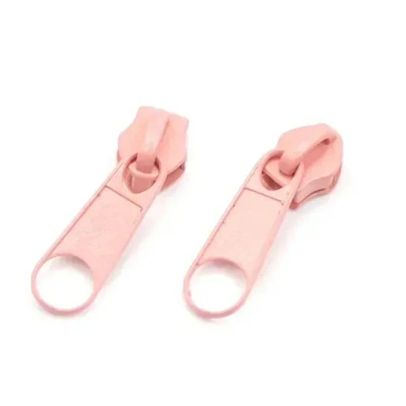 3# 5# Nylon Zipper Slider 30/1200Pcs Colorful Zip Pull Head Clothing Zippers Puller Backpack Closure Zips Sliders DIY Repair Kits