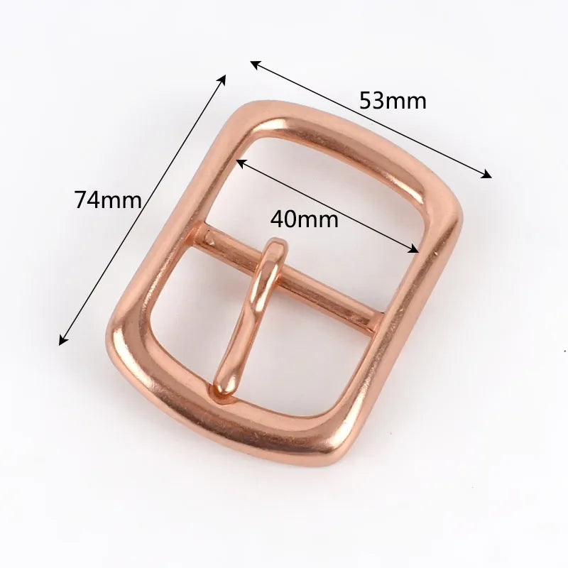 Meetee 1/30pcs 40mm Copper Men's Belt Buckle Head DIY Leather Craft Jeans Trousers Casual Garment Decoration for 38-39mm Belts YK012