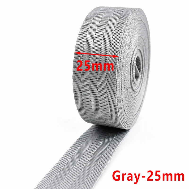 5/150Meters 1mm 20-50mm Nylon Webbing Tape for Bag Strap Backpack Ribbon Band Luggage Binding Safety Belt Sewing Bias Accessories