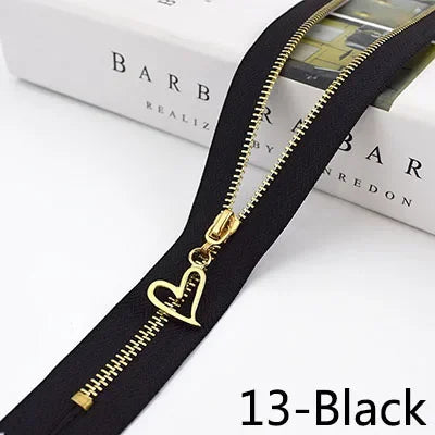 Meetee 20pcs 15-30cm 3# Metal Zipper Closed End Black White Zippers DIY Bag Purse Wallet Shoes Garment Zip Sewing Accessory