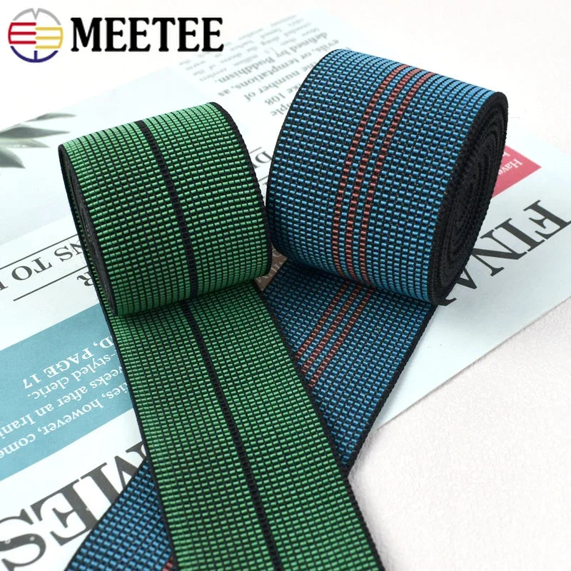 5/100M Elastic Latex Tape Rubber Bands for Furniture Sofa Strap Repair DIY Upholstery Modification Elasticity Belt Chair Material