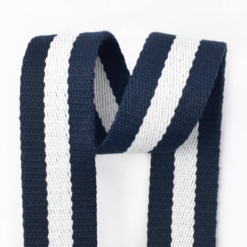 2/50Meters 38mm 2.5mm Thick Polyester Cotton Webbing DIY Sewing Jacquard Webbings Ribbons Clothes Bag Straps Hats Tapes