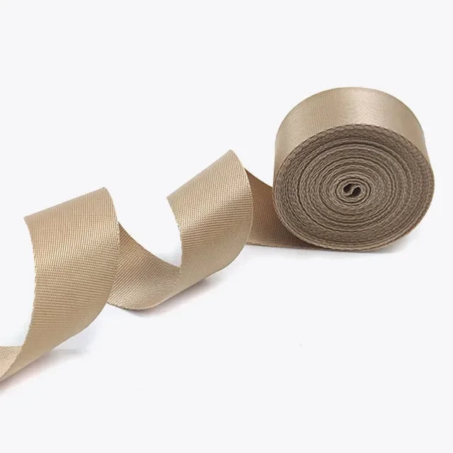 8/200Meters Colorful Nylon Webbing Strap 20-50mm Decor Ribbon Backpack Safety Belt Bias Binding Tape DIY Clothes Sewing Accessories