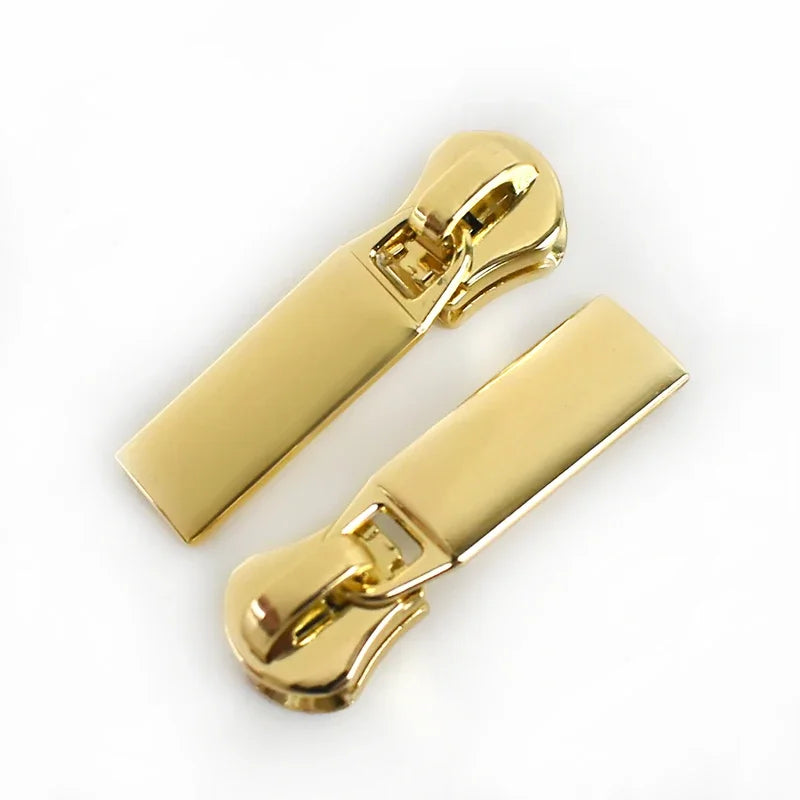 30/500pcs Meetee Zipper Slider for 5# Sewing Metal Zippers DIY Zips Head Bag Pocket Wallet Repair Kits Replacement Tailor Tools