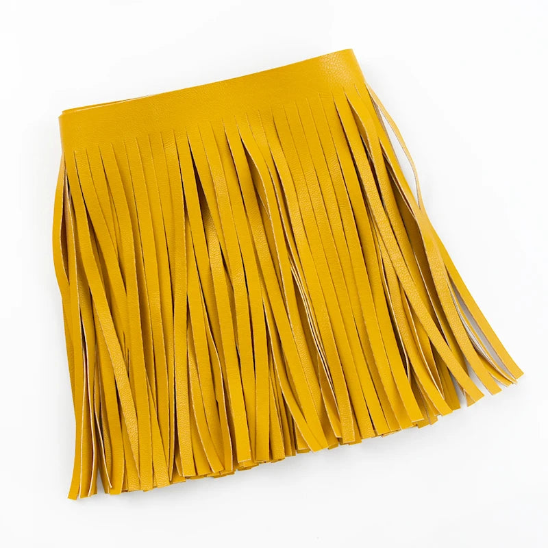 3/50Meters Meetee 10-30cmx3mm Leather Suede Tassel Fringe Lace Ribbon for Handbag Clothing Dresses Decor DIY Sewing Accessories