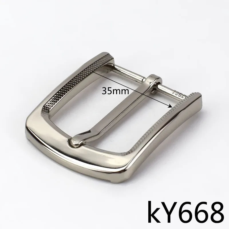 5/130Pcs 35/40mm Zinc Alloy Metal Pin Belt Buckles for Mens Waistband Adjust Head DIY Casual Jeans Leather Crafts Accessories