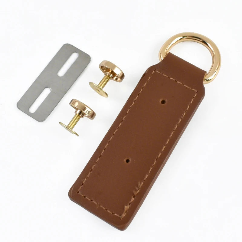 5/150Sets 2.5*9cm Handmade PU Leather Bag Clip Clasp with Screw Backpack Purse Metal D Buckles DIY Replacement Bags Accessories