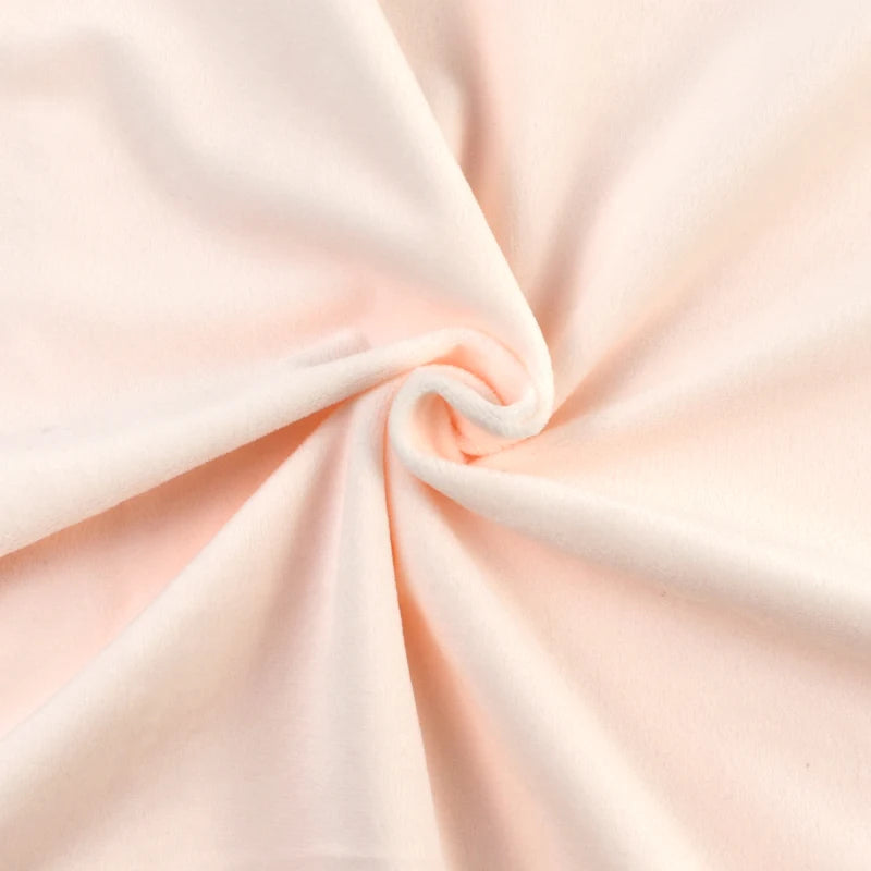 90/2250x165cm Short Plush Fabric Soft Toy Doll Clothes Cloth 0.7mm Velvet Fabrics Sofa Cover Garment Sewing DIY Accessories