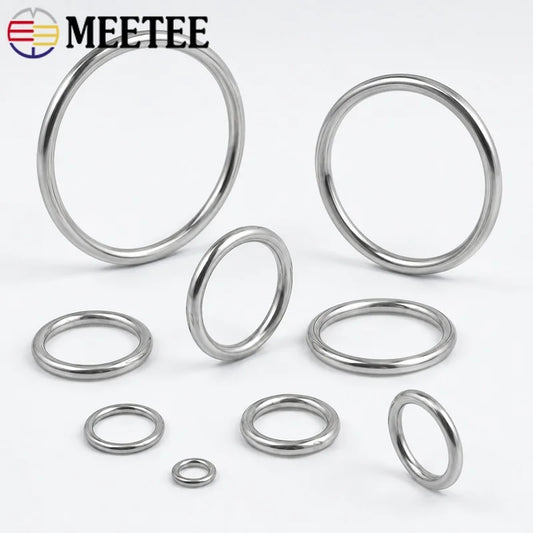 20/50Pcs 3x15-4x50mm Stainless Steel O Ring Buckle Openable Spring Hook for Pet Leash Keychain Bag Hardware Connector DIY Accessory