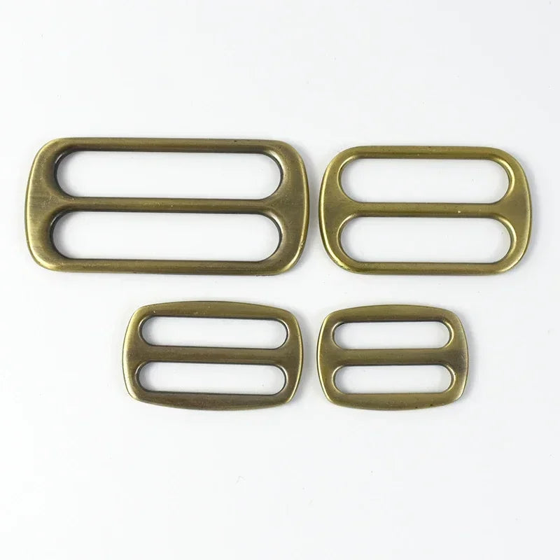 15/500Pcs 25/32/38/50mm Metal Tri Glide Slider Buckles Webbing Straps Adjuster Ring Buckle for Bag Strap DIY Hardware Accessories