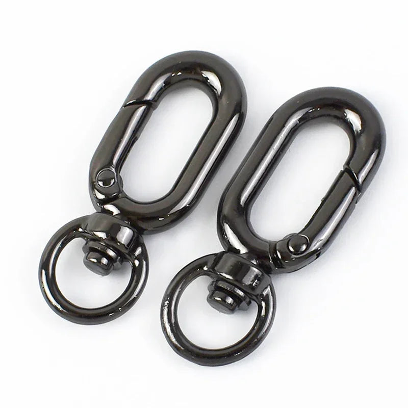 10/360Pcs Metal Buckles O Ring Swivel Lobster Clasp for Bag Strap Handbag Carbiner Clip Snap Hooks DIY Hardware Accessories