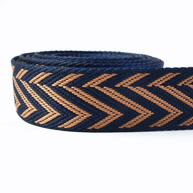 3/100Meters 38mm Thicken Polyester Jacquard Webbing Tape Luggage Decorative Belt Ribbon DIY Bags Shoulder Strap Sewing Accessories