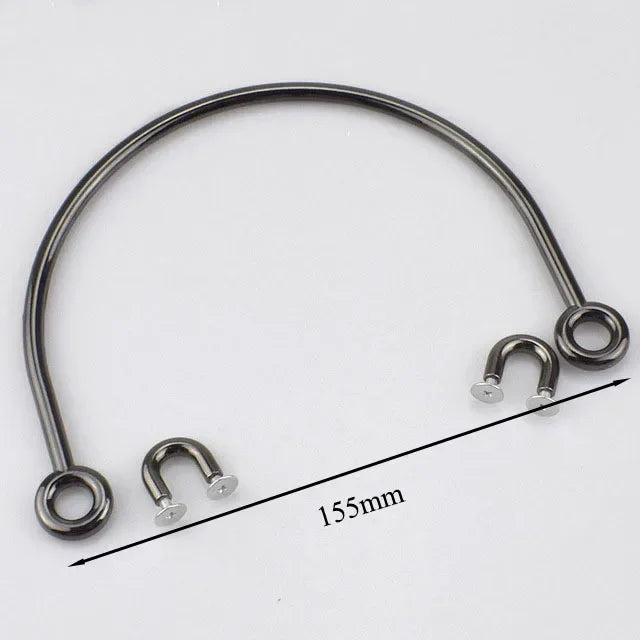3/80Pcs Meetee Bags Handle Metal O D Ring Buckles Frame Handbag Purse Shoulder Belt DIY Replacement Leather Craft Accessaries